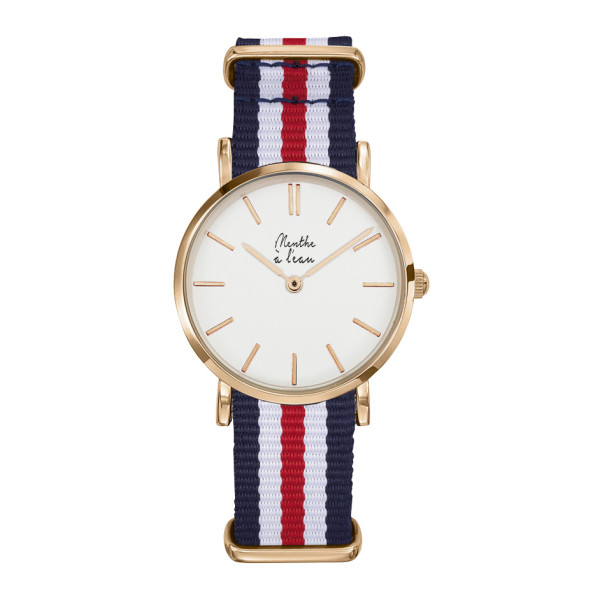 la résistante bleu blanc rouge B doré rose fine-F