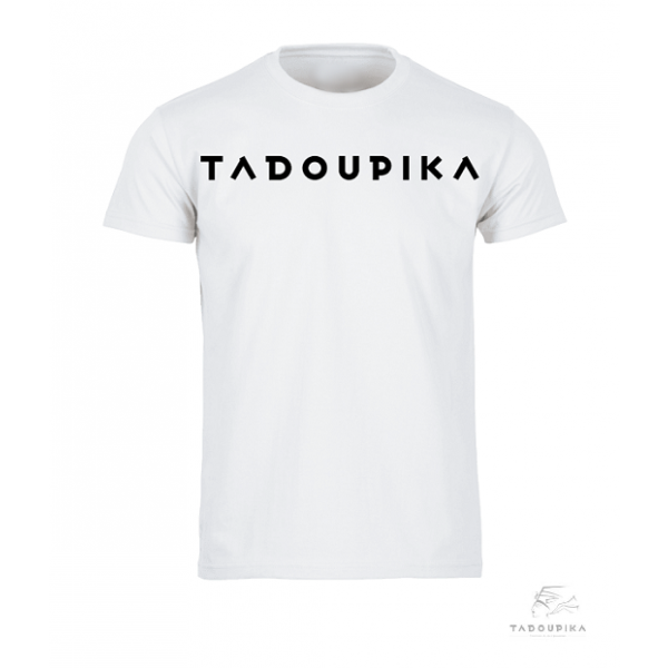 T-shirt blanc unisexe Tadoupika