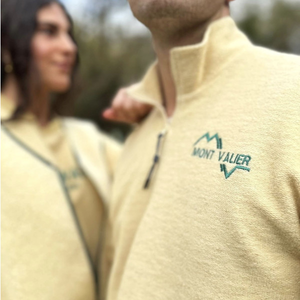 Sweat Col Camionneur en Laine des Pyrénées