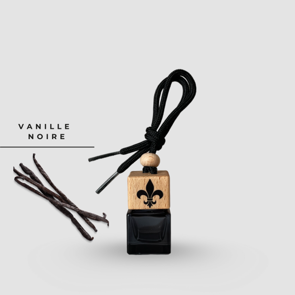 diffuseur de parfum voiture vanille noire